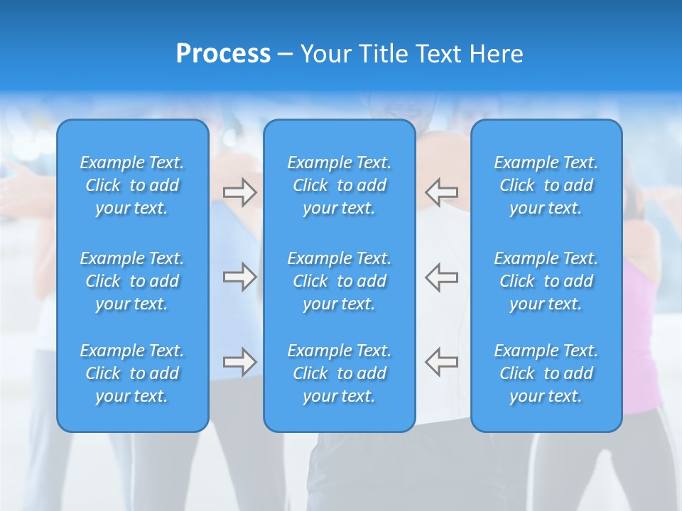 People Exercise Adults PowerPoint Template