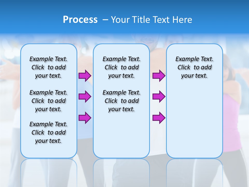 People Exercise Adults PowerPoint Template