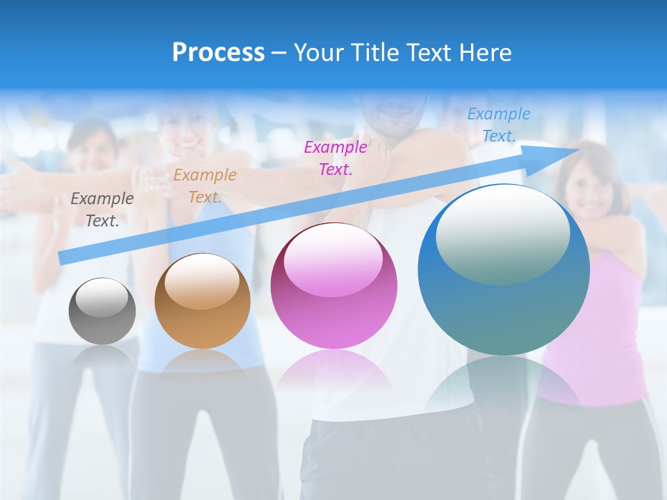 People Exercise Adults PowerPoint Template