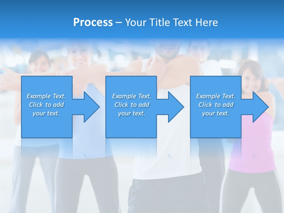 People Exercise Adults PowerPoint Template