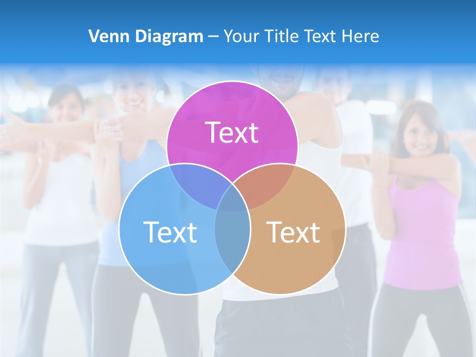 People Exercise Adults PowerPoint Template