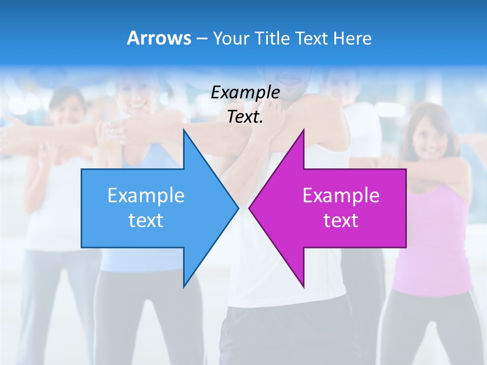 People Exercise Adults PowerPoint Template