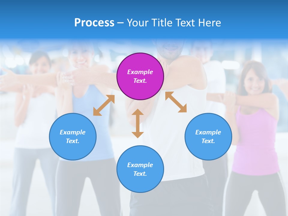 People Exercise Adults PowerPoint Template