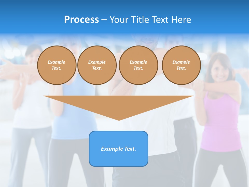 People Exercise Adults PowerPoint Template