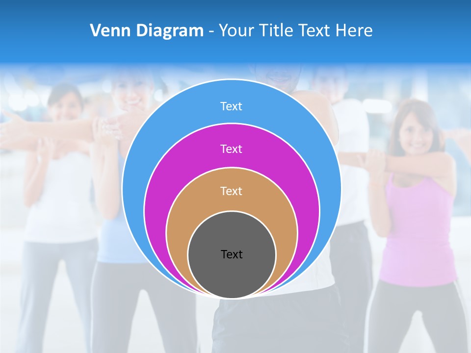 People Exercise Adults PowerPoint Template