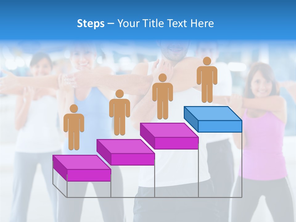 People Exercise Adults PowerPoint Template