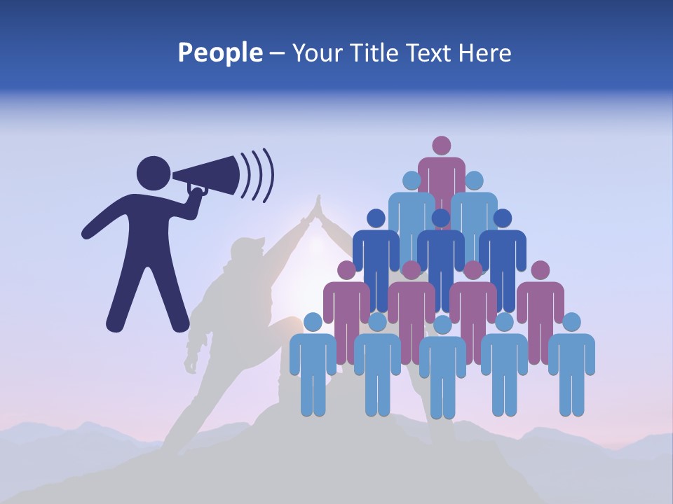 Partner Person Successful PowerPoint Template