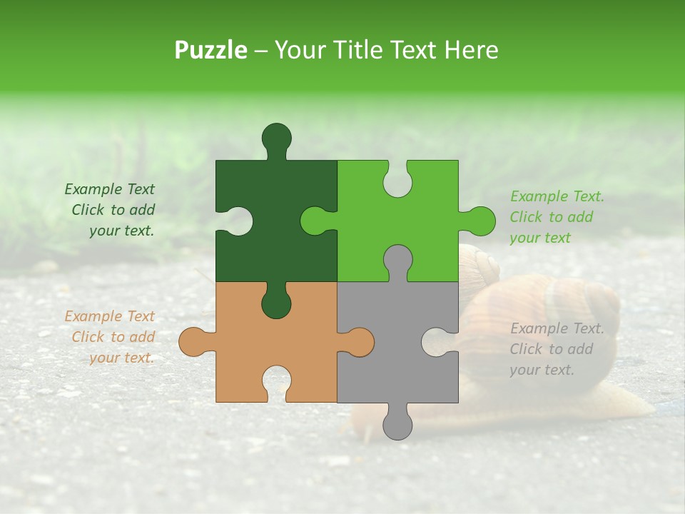 Lane Track Active PowerPoint Template