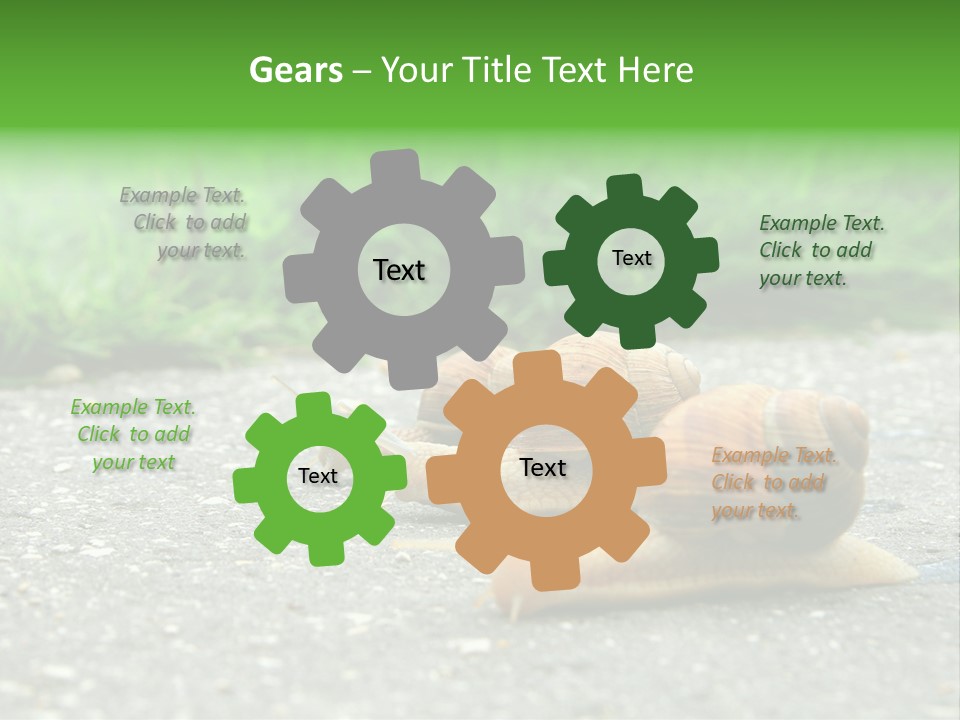 Lane Track Active PowerPoint Template