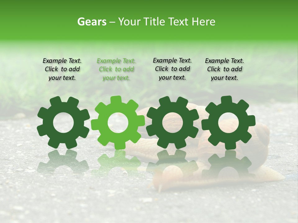 Lane Track Active PowerPoint Template