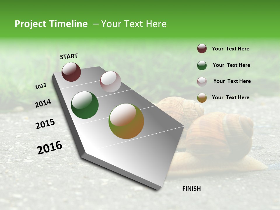 Lane Track Active PowerPoint Template
