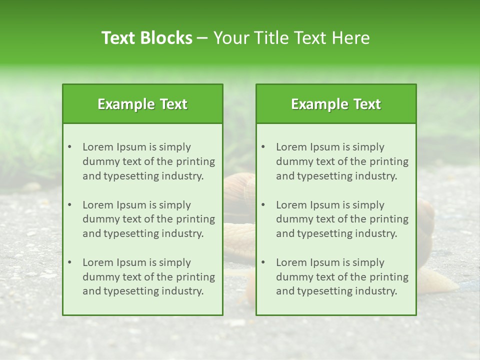 Lane Track Active PowerPoint Template