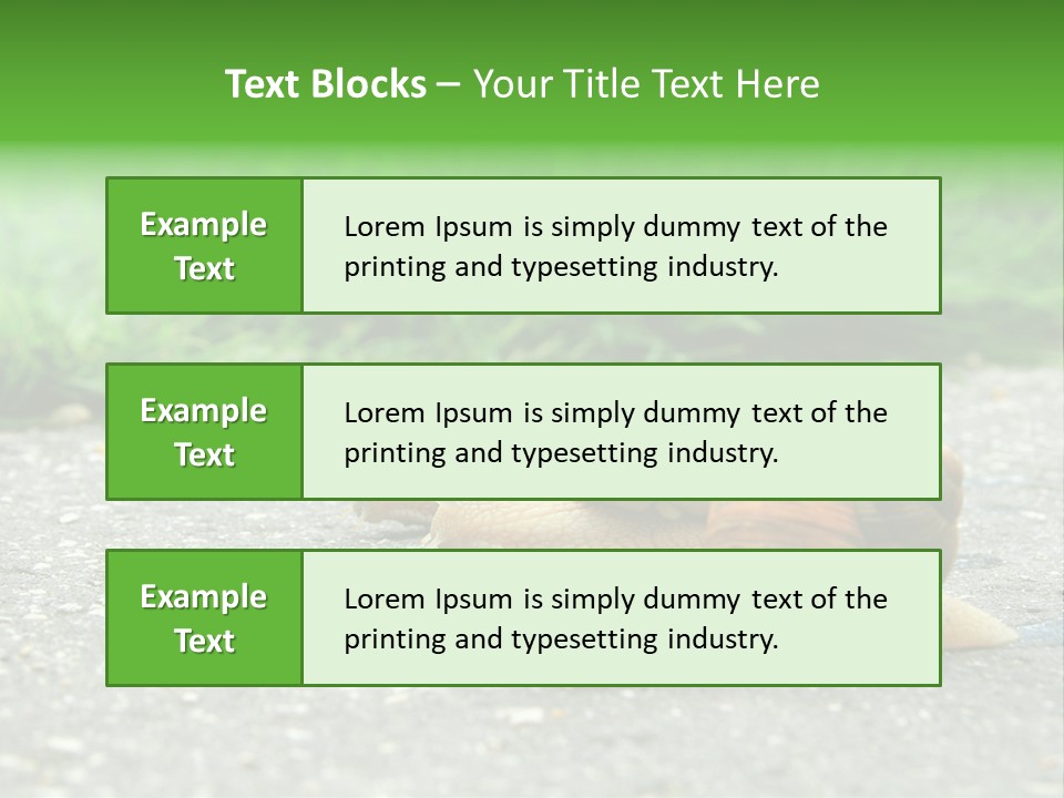 Lane Track Active PowerPoint Template