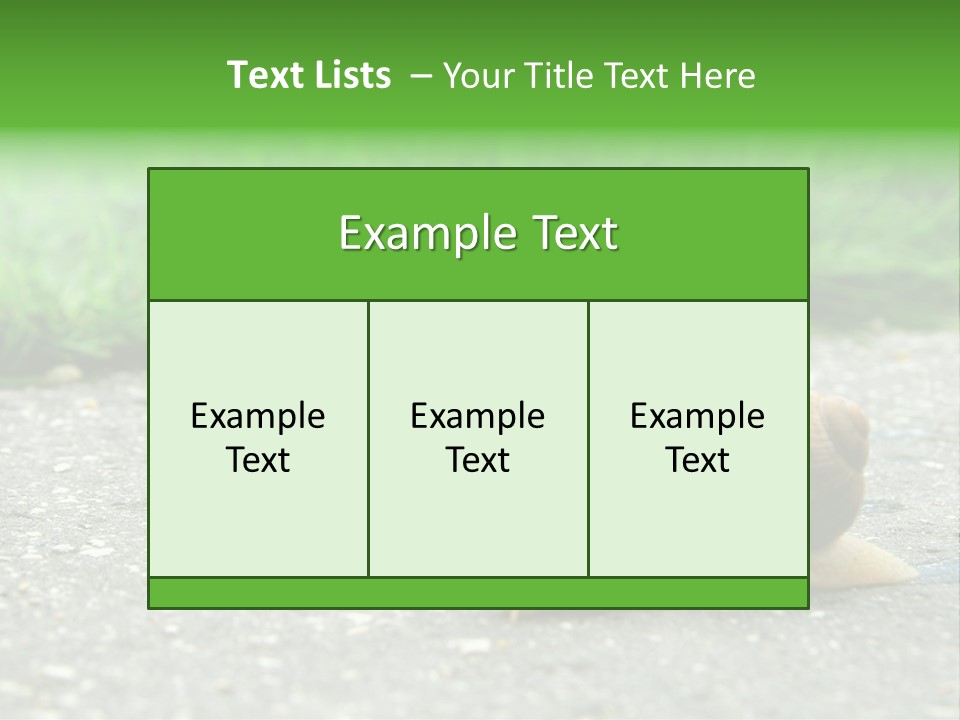 Lane Track Active PowerPoint Template