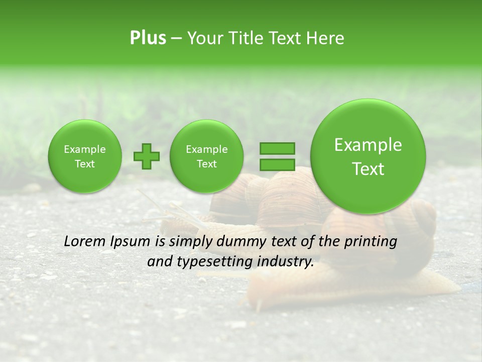 Lane Track Active PowerPoint Template