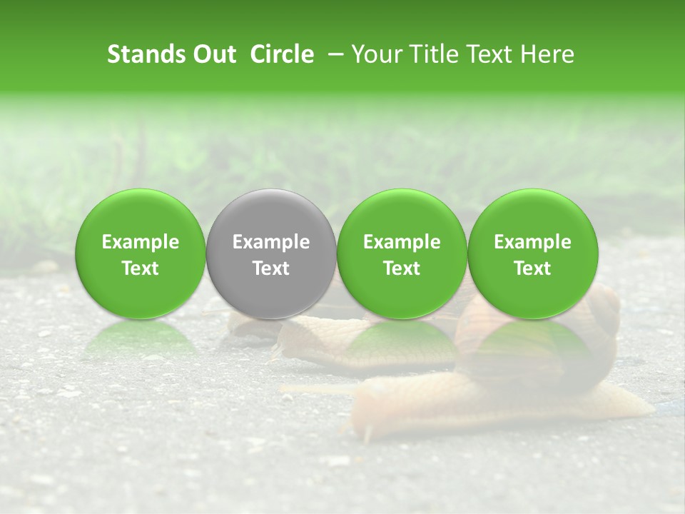 Lane Track Active PowerPoint Template