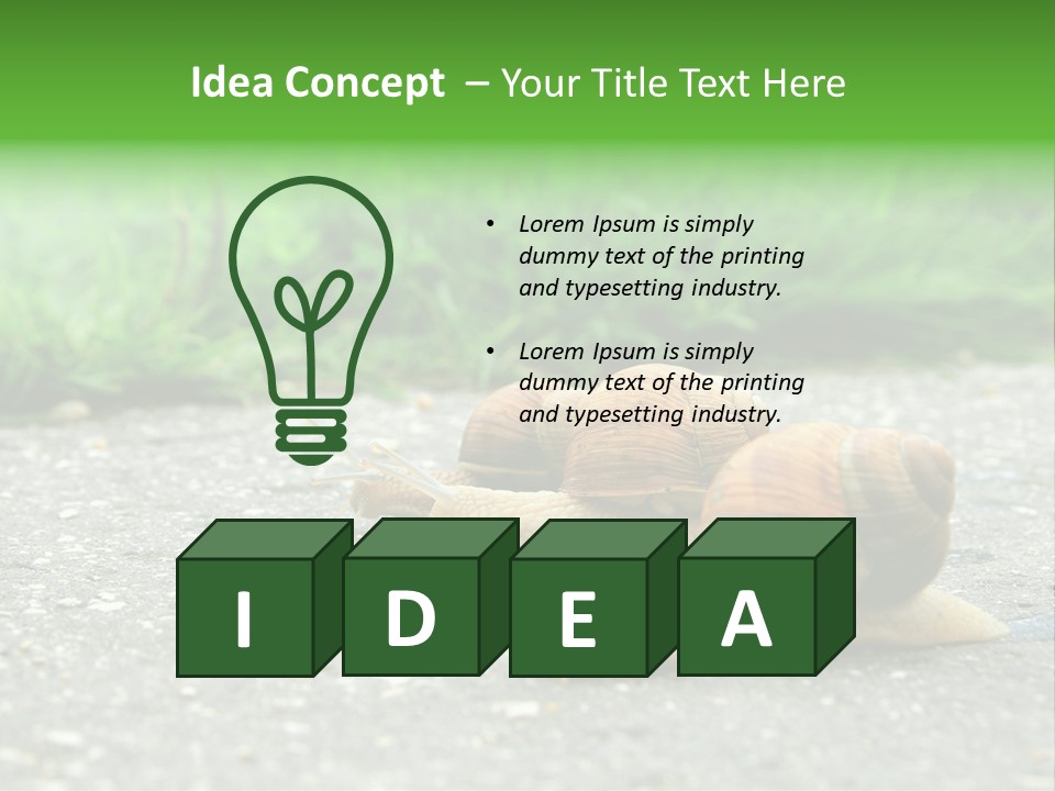 Lane Track Active PowerPoint Template