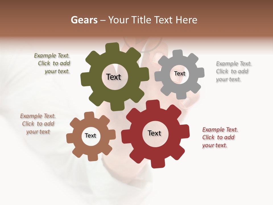 Screen Computer Glass PowerPoint Template