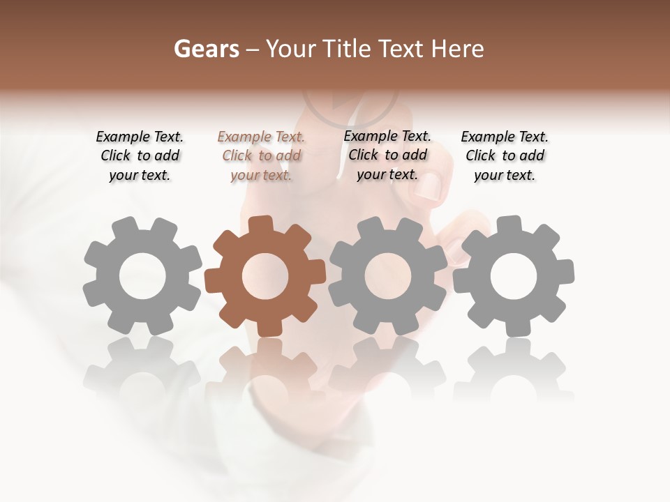 Screen Computer Glass PowerPoint Template