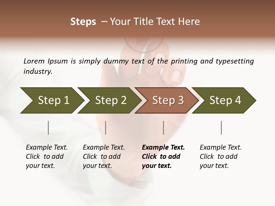 Screen Computer Glass PowerPoint Template