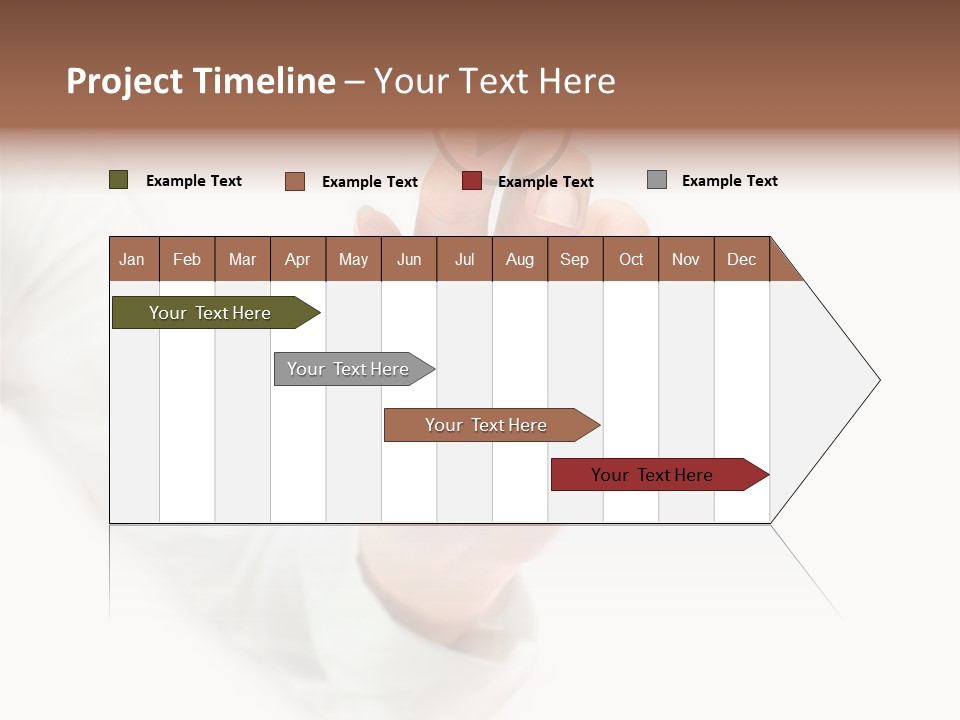 Screen Computer Glass PowerPoint Template