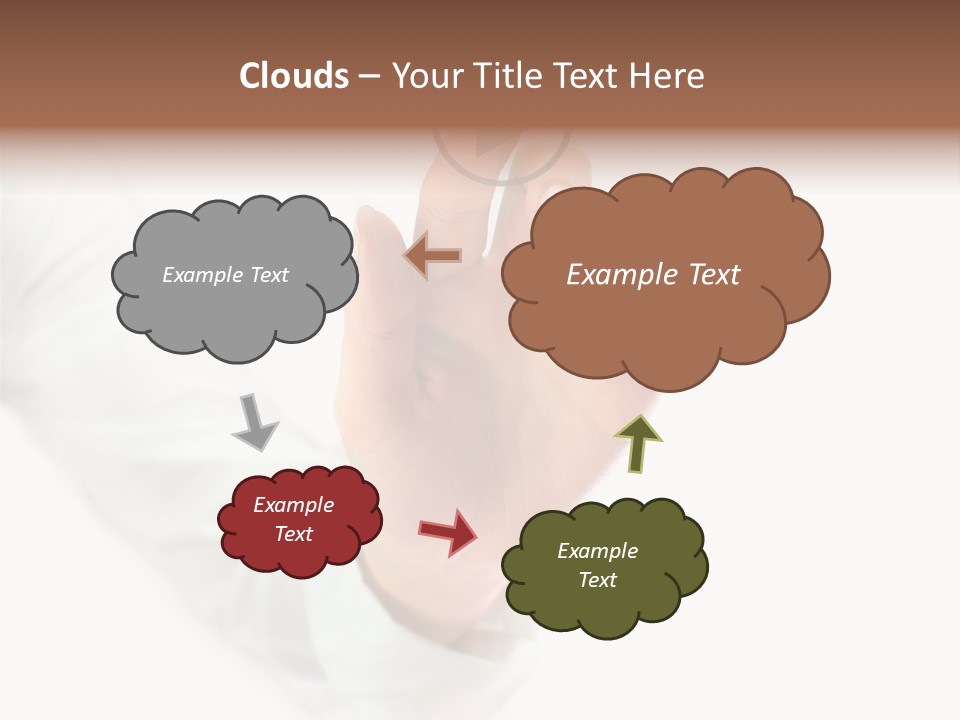 Screen Computer Glass PowerPoint Template