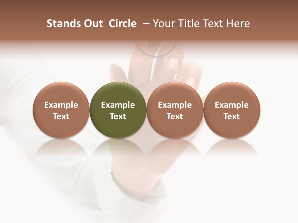 Screen Computer Glass PowerPoint Template