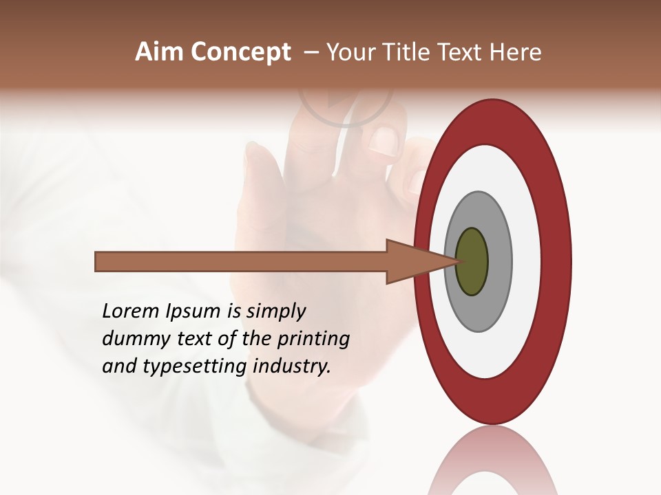 Screen Computer Glass PowerPoint Template