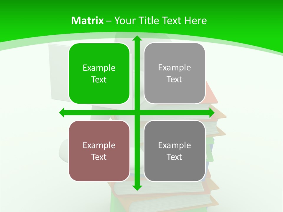 Student White Relax PowerPoint Template