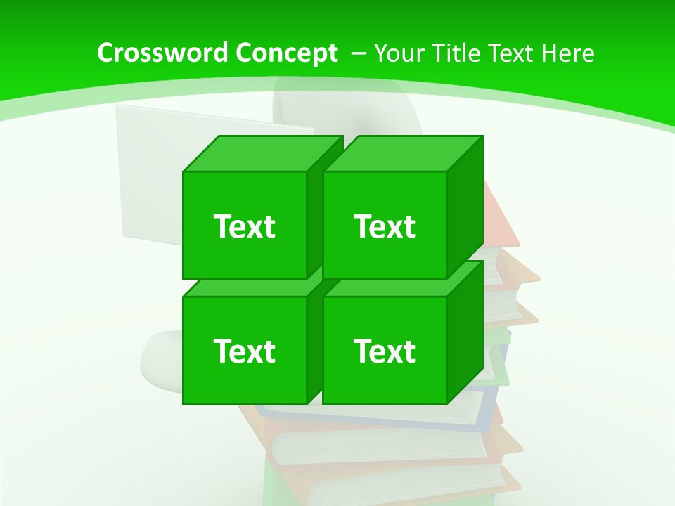 Student White Relax PowerPoint Template