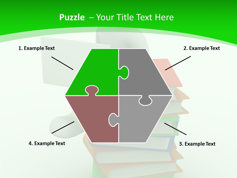 Student White Relax PowerPoint Template