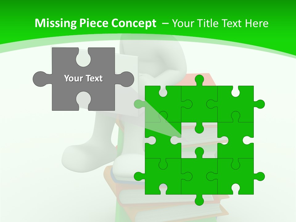 Student White Relax PowerPoint Template