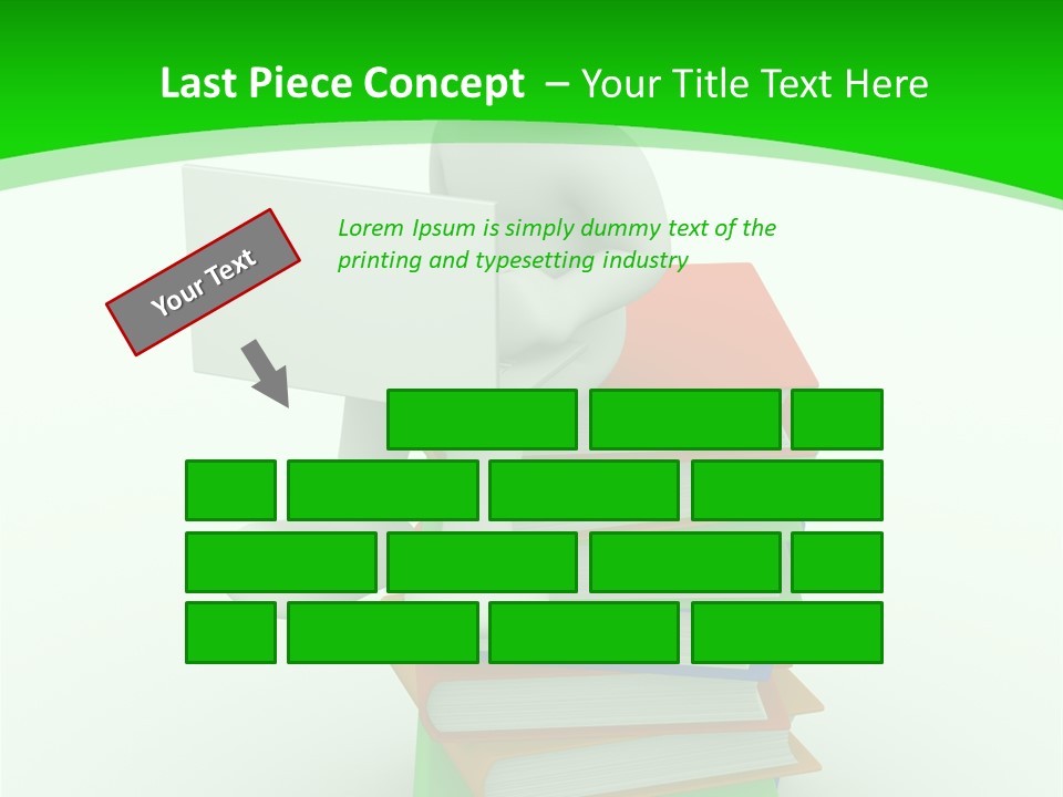 Student White Relax PowerPoint Template