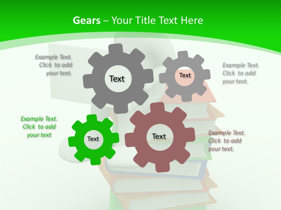 Student White Relax PowerPoint Template