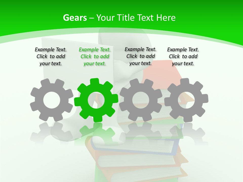 Student White Relax PowerPoint Template