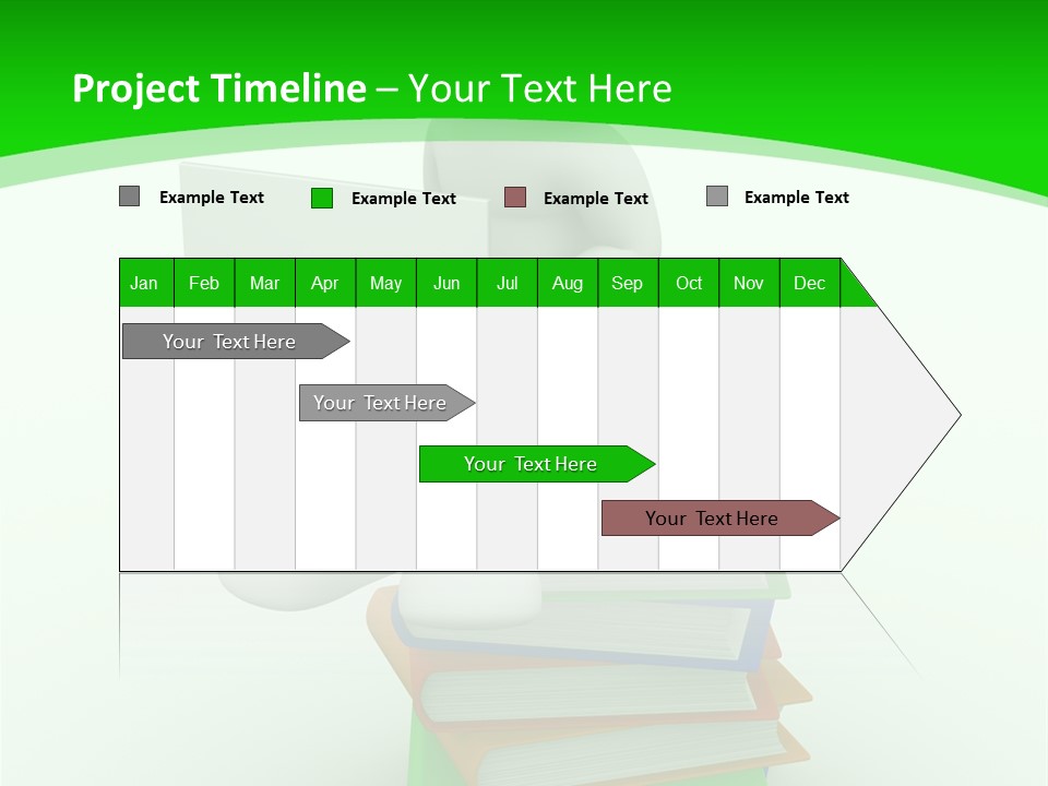 Student White Relax PowerPoint Template