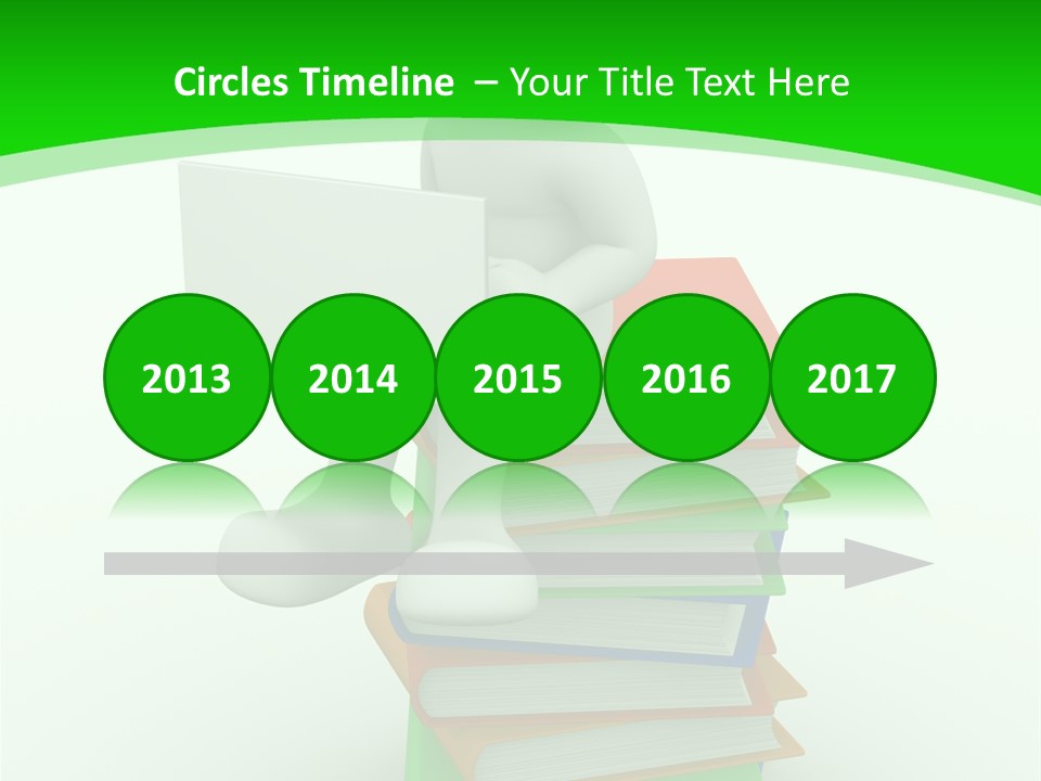 Student White Relax PowerPoint Template