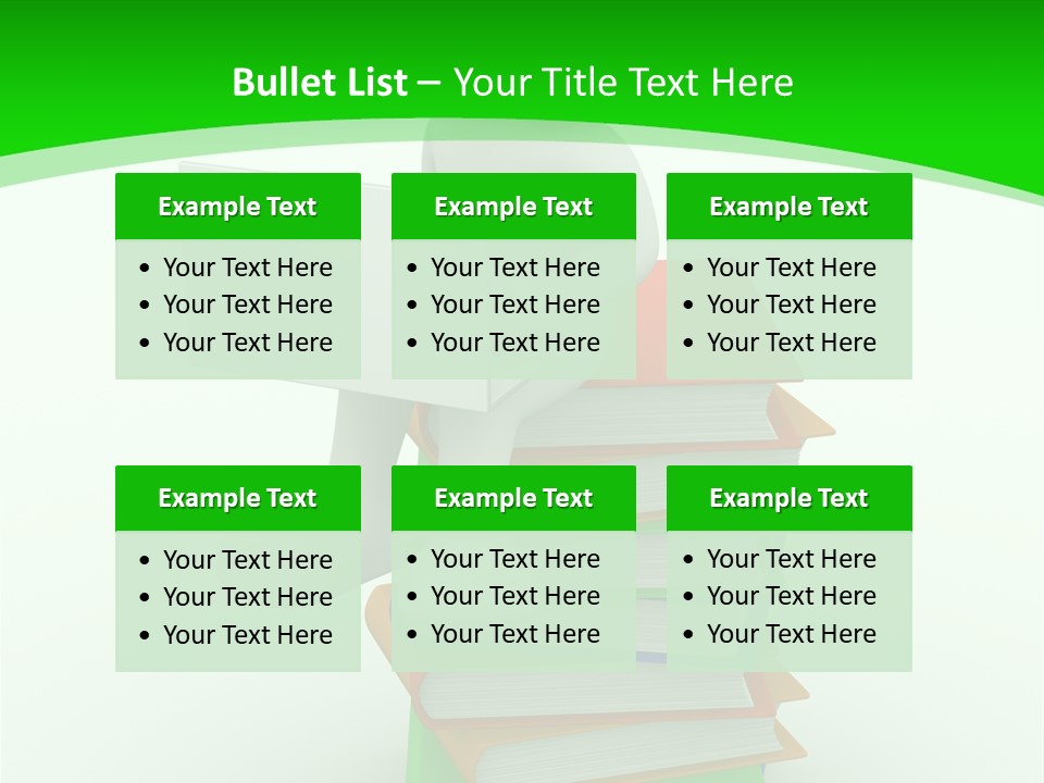 Student White Relax PowerPoint Template