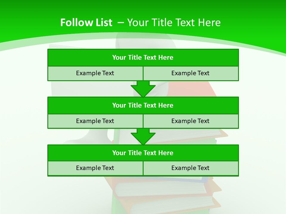 Student White Relax PowerPoint Template