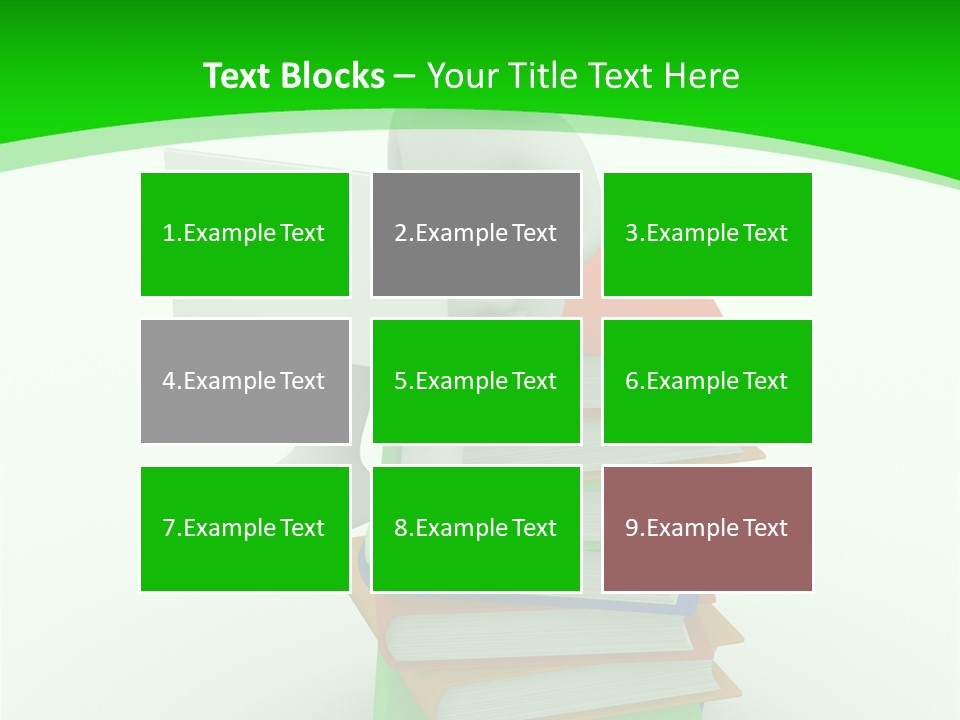 Student White Relax PowerPoint Template