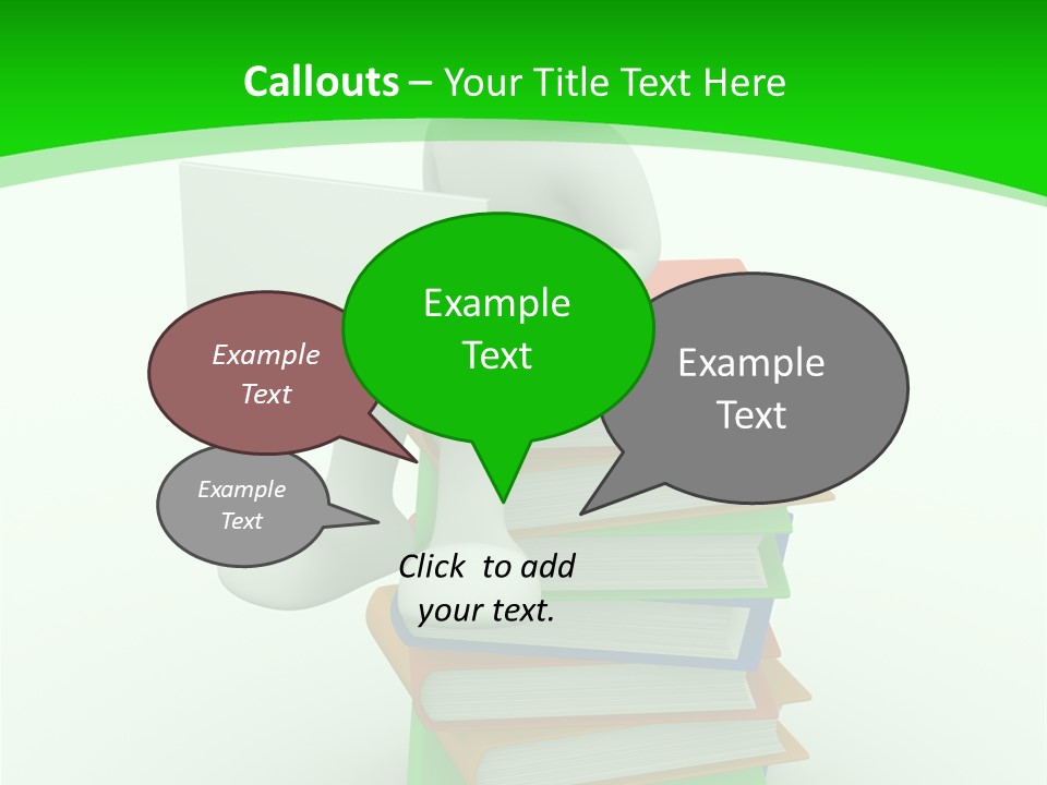 Student White Relax PowerPoint Template