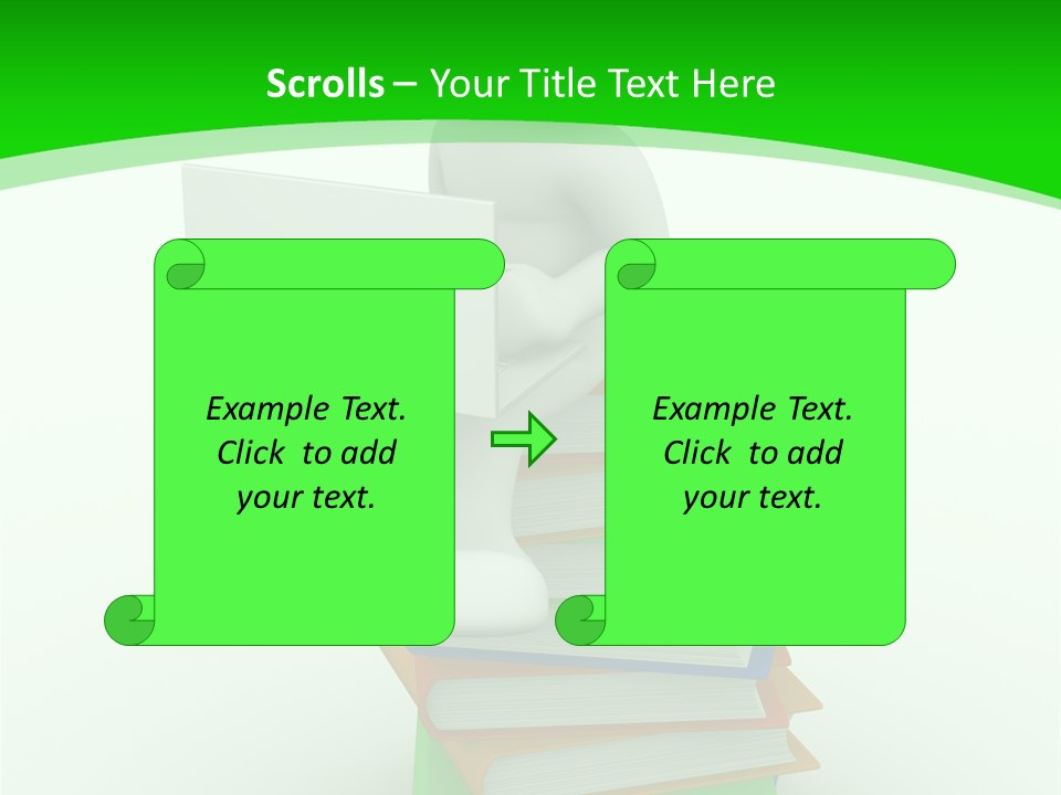 Student White Relax PowerPoint Template