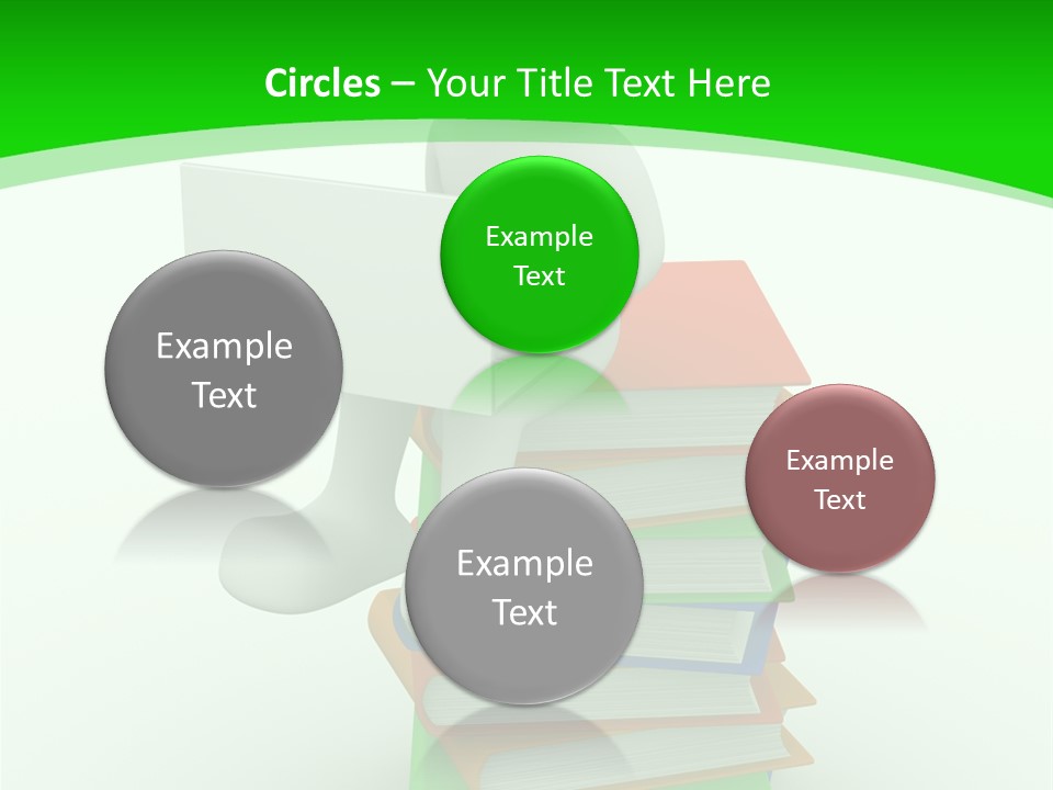 Student White Relax PowerPoint Template