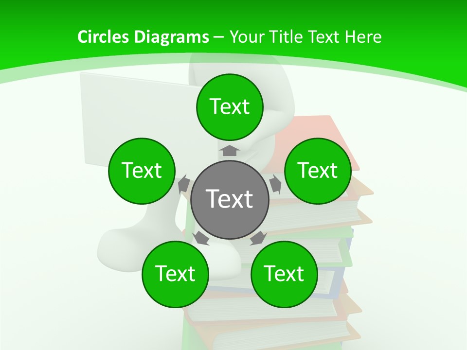 Student White Relax PowerPoint Template