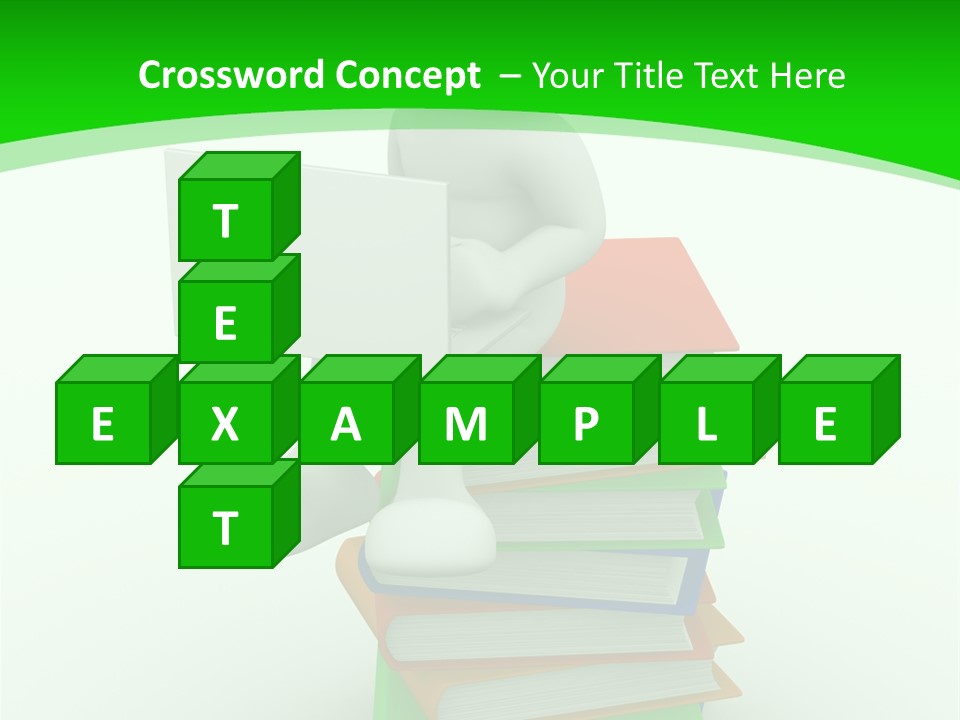 Student White Relax PowerPoint Template