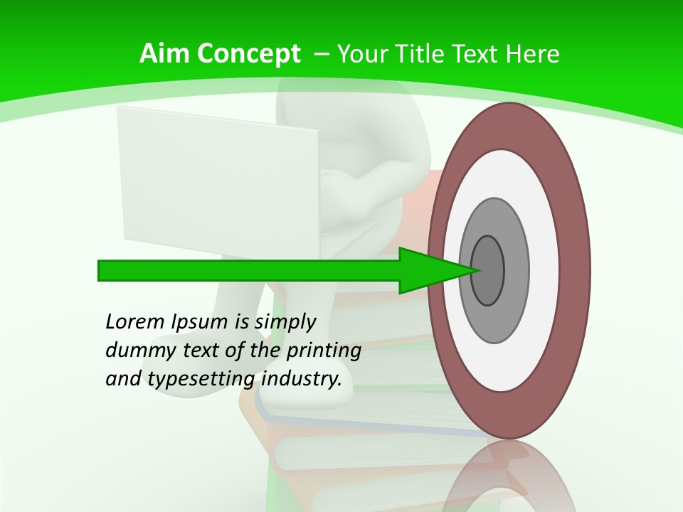 Student White Relax PowerPoint Template