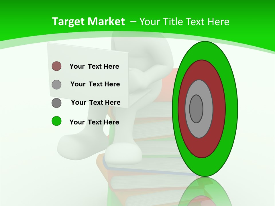 Student White Relax PowerPoint Template