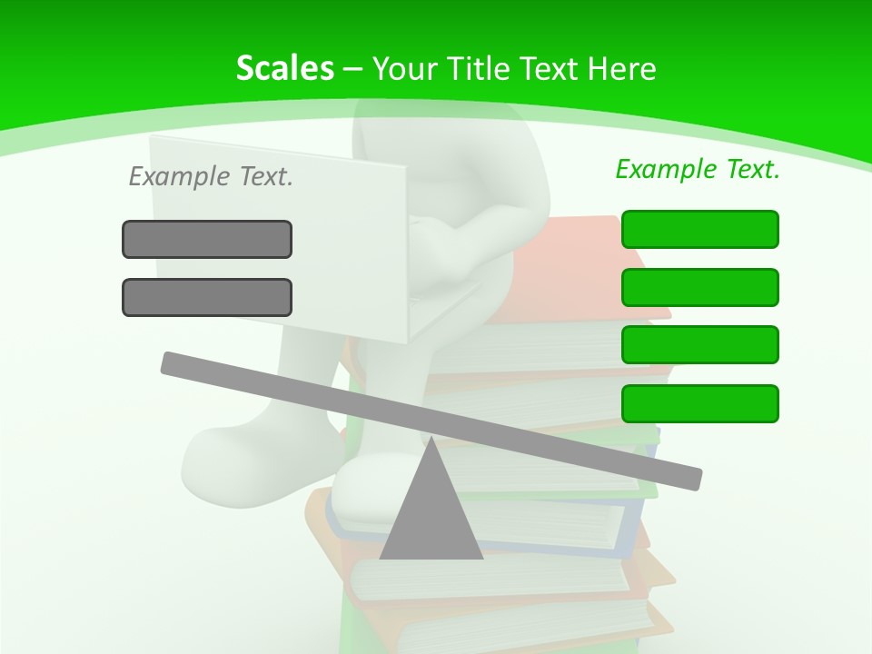 Student White Relax PowerPoint Template