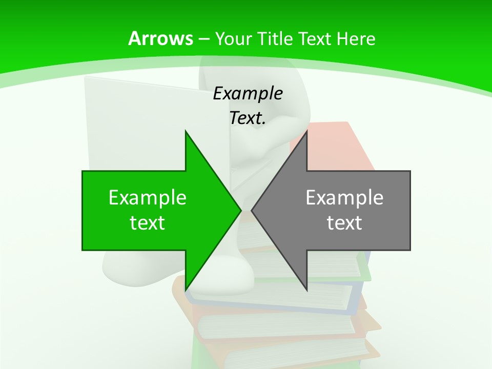 Student White Relax PowerPoint Template