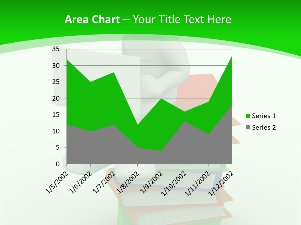Student White Relax PowerPoint Template